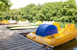  Tretboot in Cognac 
